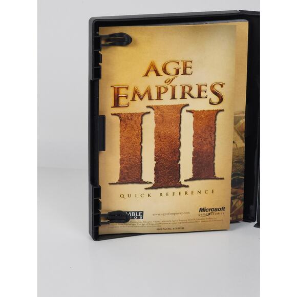 Microsoft PC AGE OF EMPIRES III Strategy 3 Disc Set w/ Play Code Video Game - Picture 4 of 9